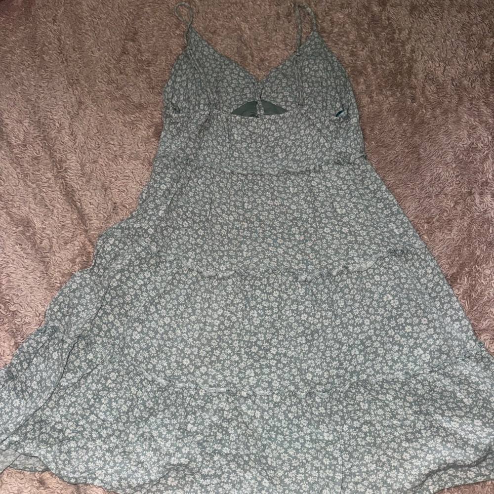 Altar’d State Light Blue Floral Midi Dress - Picture 9 of 10